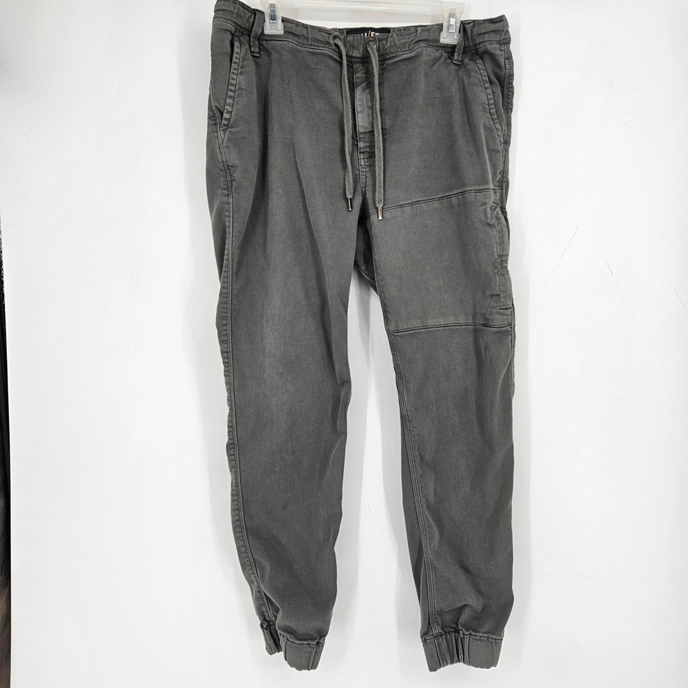 DU/ER Pants Mens 36x29 N2X Slim Fit Taper Hiking Outdoors Gray Performance